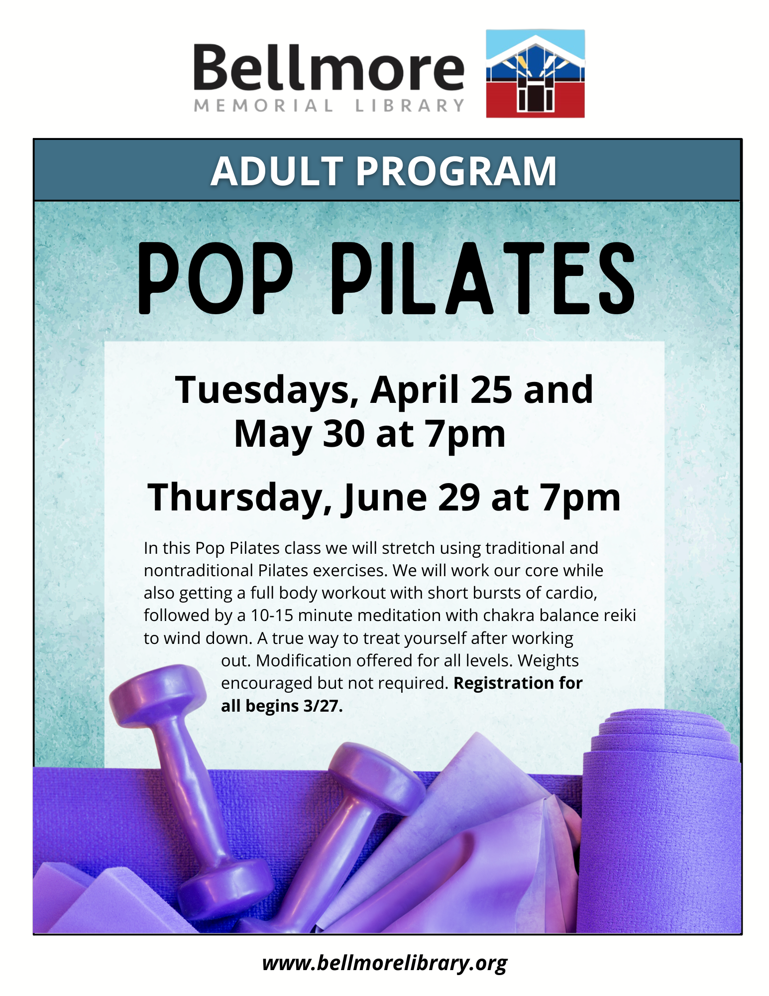 06/29/2023, Pop Pilates for Adults